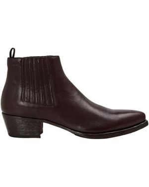 Prada Pointed Toe Chelsea Boots - Brown