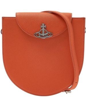 Vivienne Westwood Logo Shoulder Bag - Orange