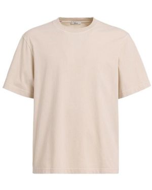 Agolde Asha Crew Neck Cotton T-Shirt - White