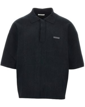 Entire studios Short-Sleeved Club Polo Shirt - Blue