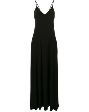 Norma Kamali Spaghetti Strap Maxi Dress - Black