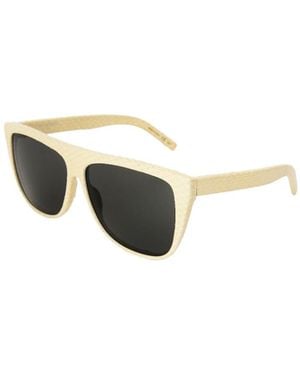 Saint Laurent Shangliang Square Sunglasses - Metallic