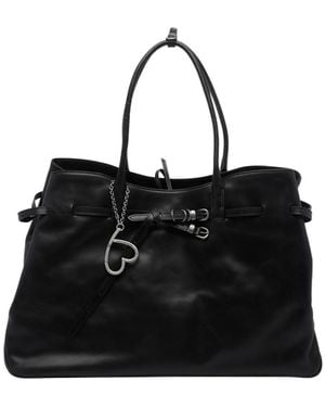 Marge Sherwood Grandma Charm Tote Bag - Black