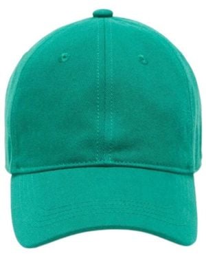 Acne Studios Twill Logo Cap - Green