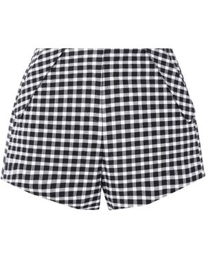 Posse Chiara Plaid Shorts - Blue