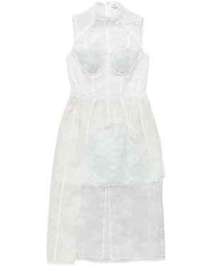 Acne Studios Lace Corset Dress - White
