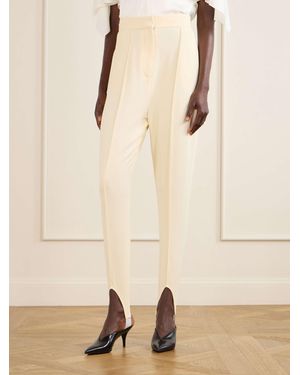 Stella McCartney Tapered-Fit Stirrup Pants - Natural