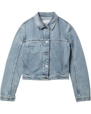 Lanvin Long Sleeved Denim Jacket - Blue