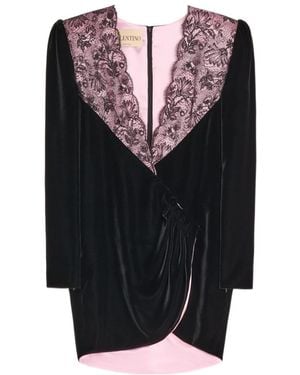 Valentino Long Sleeve Dress - Black