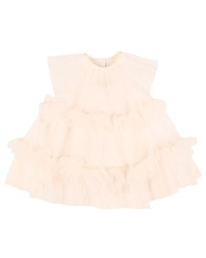 Fendi Ruffled Dress - Natural