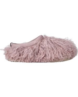 UGG Tazz Fluff Momma Slip On Shoes - Purple