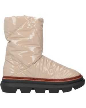 Tory Burch Padded Ankle Boots - Natural