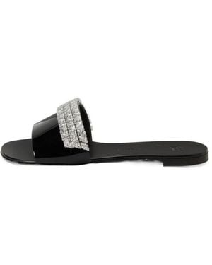 Giuseppe Zanotti Tesy Rhinestone-Embellished Sandals - Black