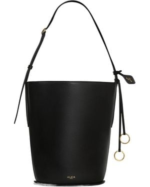 Alaïa Hip Small Bucket Bag - Black