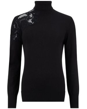 Ermanno Scervino Turtleneck Sweater - Black