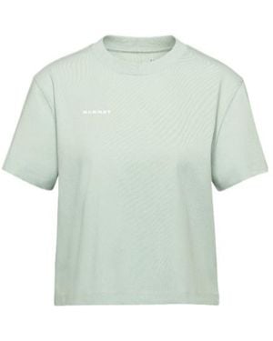 Mammut Base Cropped T-Shirt Mini Logo - Green