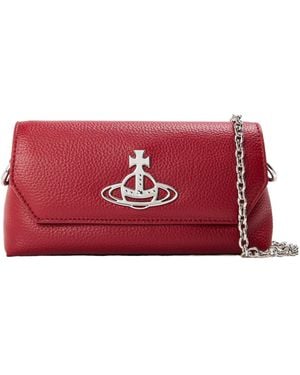 Vivienne Westwood Solid Colour Casual Shoulder Bag - Red