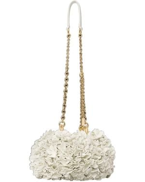 Chloé Flower Chain Shoulder Bag - White