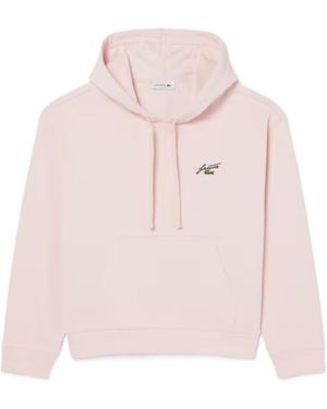 Lacoste Logo Hoodie - Pink
