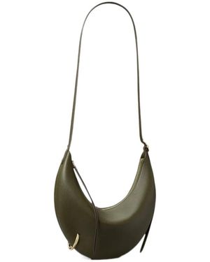 Tory Burch Pierced Shoulder Bag - White