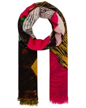 Dior Logo Scarf - Red