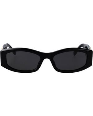 Fendi Eyewear Geometric Frame Sunglasses - Black