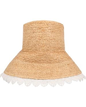 La DoubleJ Straw Hat - White