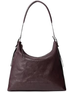 Lemaire Belted Hobo Bag - Brown