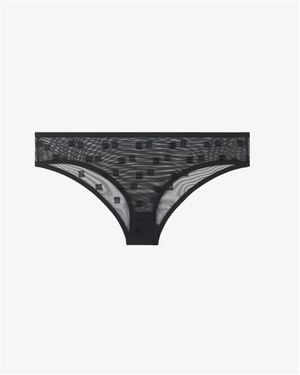 Givenchy 4D Logo Motif Velvet Briefs - White