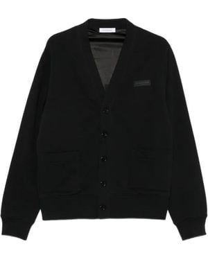 Givenchy Logo-Patch Cardigan - Black