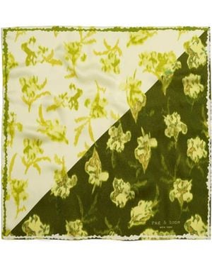 Rag & Bone Printed Square Scarf - Green