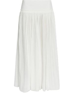 Rohe High-Waist Pleated Skirt - White