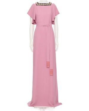 Valentino Short Sleeve Dress - Pink