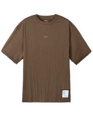 Satisfy Auralite Pleated T-Shirt - Brown