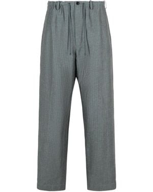 Dries Van Noten Belt Loops Slacks - Grey
