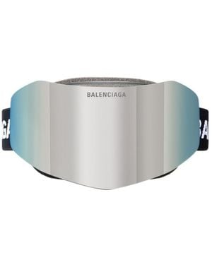 Balenciaga Ski Mask Sunglasses - Metallic