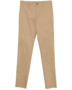 Etro Frayed-Hem Trousers - Natural
