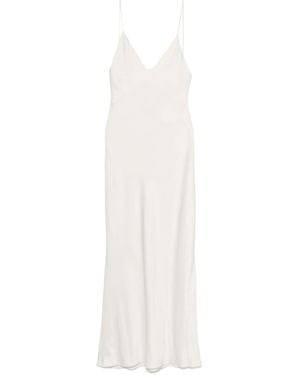 Blazé Milano Blazé Milano V-Neck Slip Dress - White