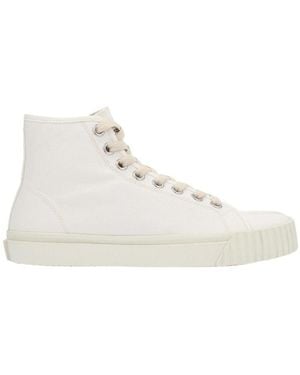 Maison Margiela Tabi High-Top Sneakers - Natural
