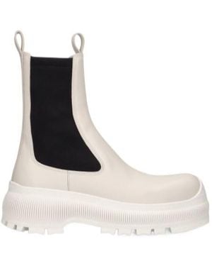 Jil Sander Ring Detail Ankle Boots - Black