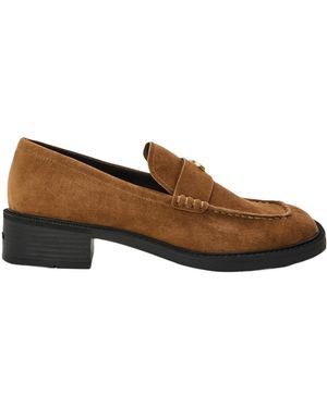 COACH Glazed Penny Loafers - Brown