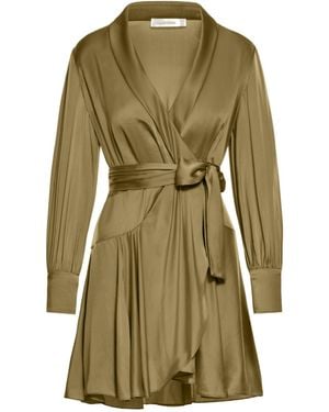 Zimmermann Long-Sleeved Dress - Green