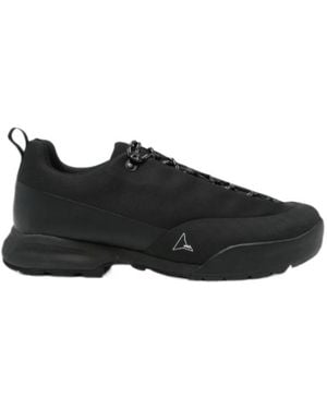 ROA Lace-Up Sneakers - Black