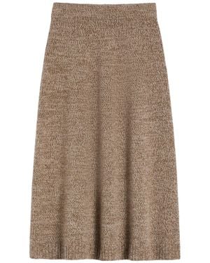 Weekend by Maxmara Barnaba Midi Skirt - Brown