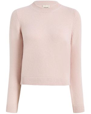KHAITE Long-Sleeved Jumper - Pink