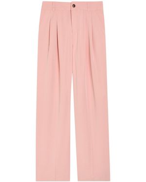 Varley Comfortable High-Waisted Trousers - Pink