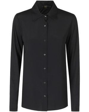 Seventy Long-Sleeve Cotton Blend Shirt - Black