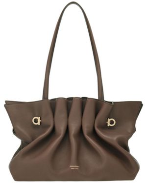 Ferragamo Soft Hand Bag - Brown