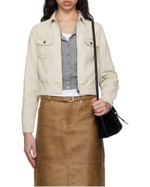 R13 Non-Stretch Denim Jacket - Grey