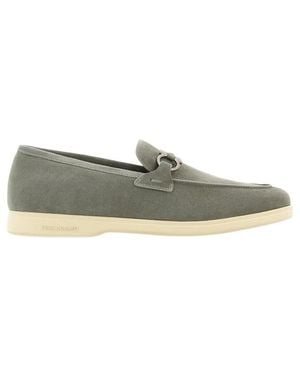 Ferragamo Ferragamo Gancini Slip-On Loafers - Green